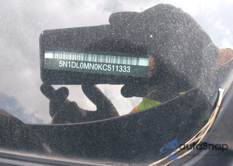 2019 Infiniti Qx60 Pure z USA, uszkodzony, nr VIN 5N1DL0MN0KC511333